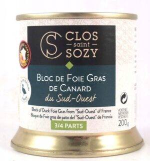 Foie gras z kaczki blok 200g / Bloc de foie gras de canard du Sud-Quest